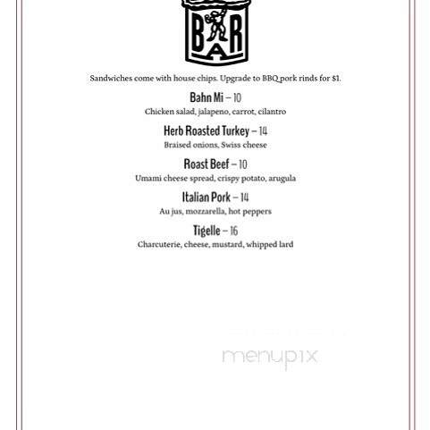 Lark - Janesville, WI menu_pic