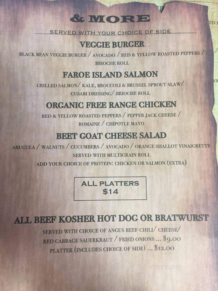 Sirens Bar & Grill - Atlantic City, NJ menu_pic