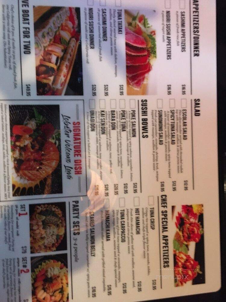 Star Thai and Sushi - Siesta Key, FL menu_pic