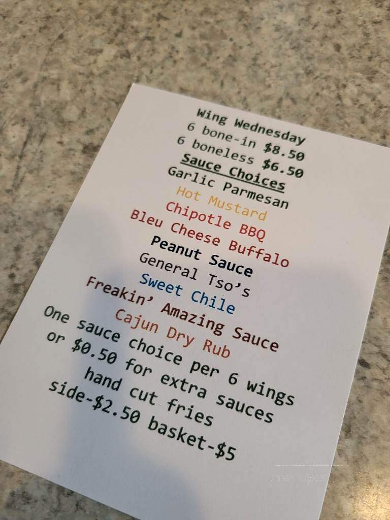 The Lunchbox Eatery - Fort Ransom, ND menu_pic