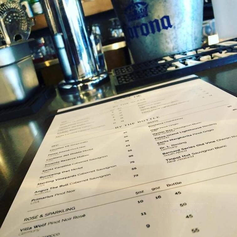 Loose Tie - St. John's, NL menu_pic