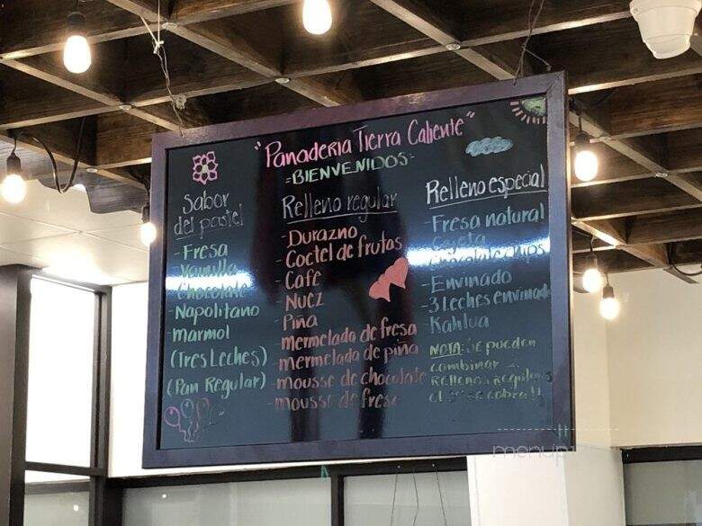 Panaderia Tierra Caliente - Katy, TX menu_pic