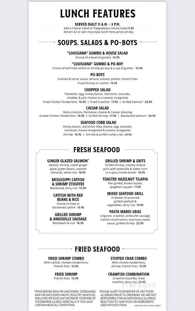 Pappadeaux Seafood Kitchen - Lawrenceville, GA