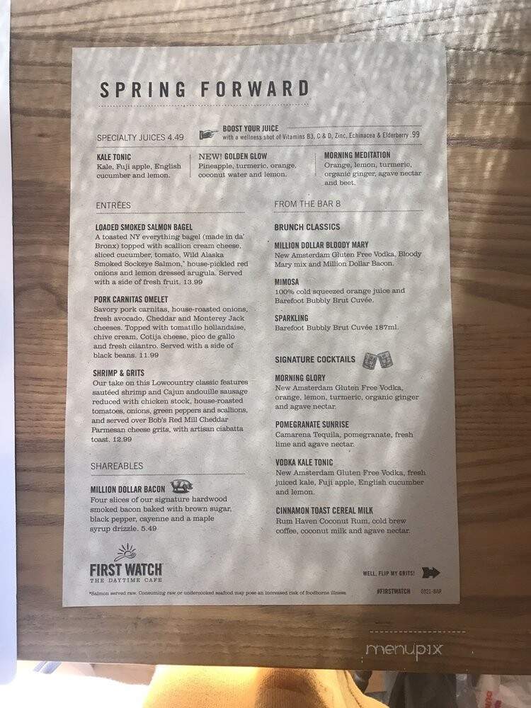 First Watch - Port Orange, FL menu_pic