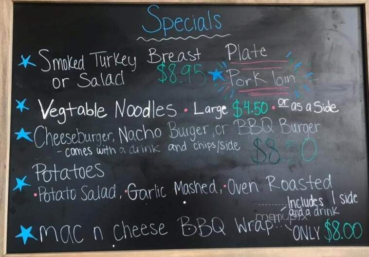 Brannan Schlitz BBQ - Sanford, NC menu_pic