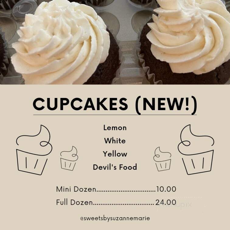Sweets by Suzanne Marie - Fenton, MI menu_pic