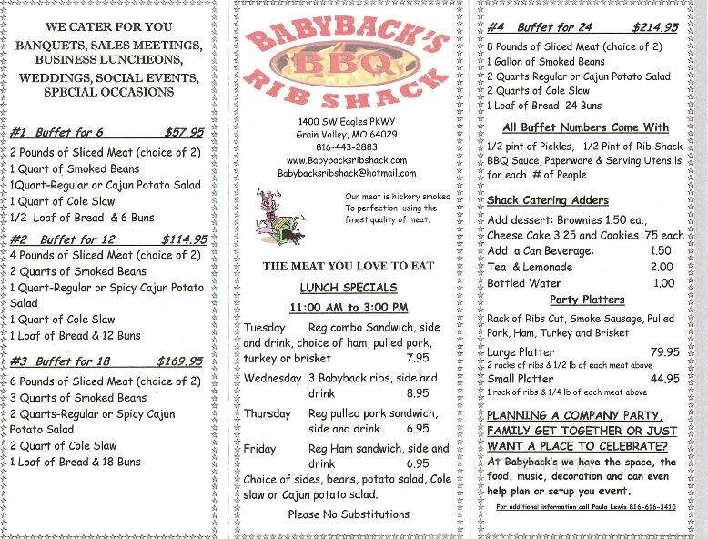 KC Baby Back Ribs - Independence, MO menu_pic