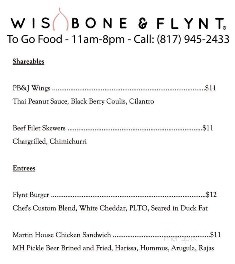 Wishbone & Flynt - Fort Worth, TX menu_pic