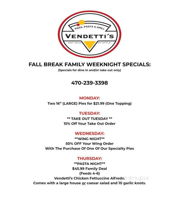 Vendetti's - Cumming, GA menu_pic