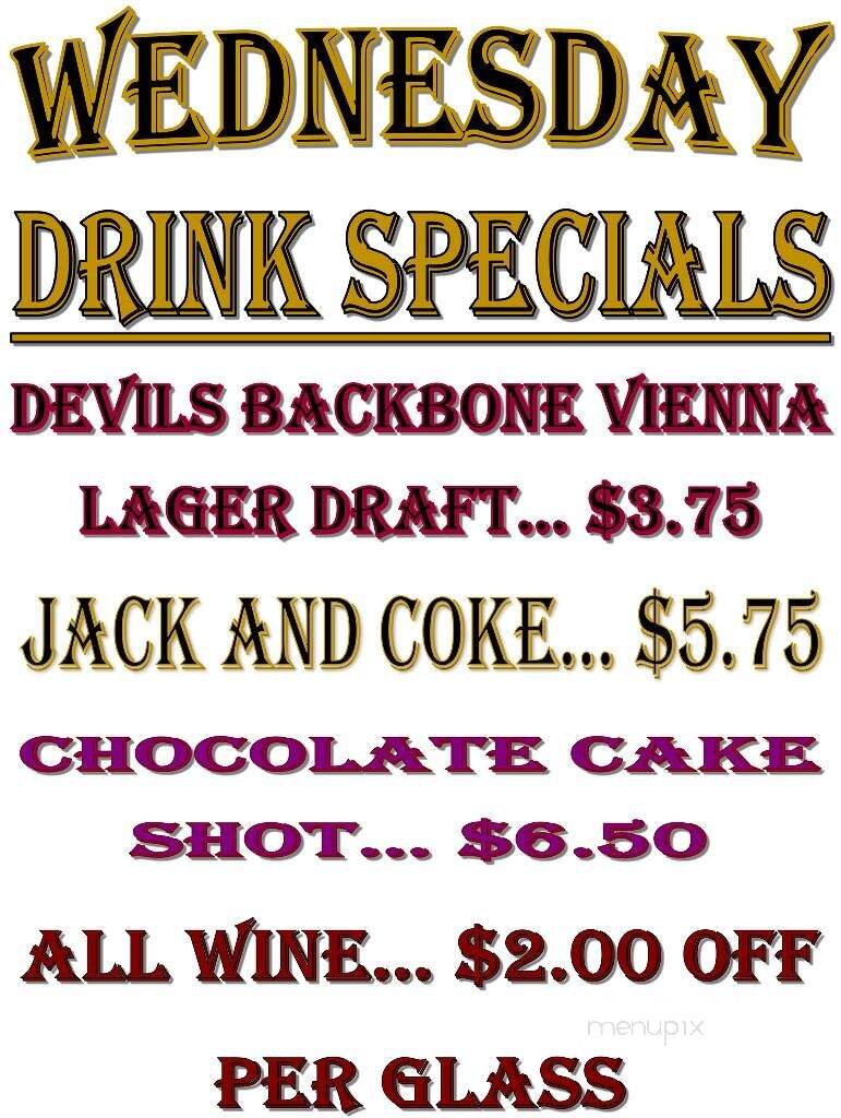 The Parkway Tavern - Cary, NC menu_pic