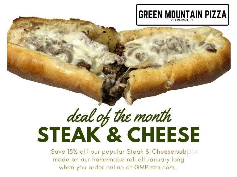 Green Mountain Pizza - Clermont, FL menu_pic