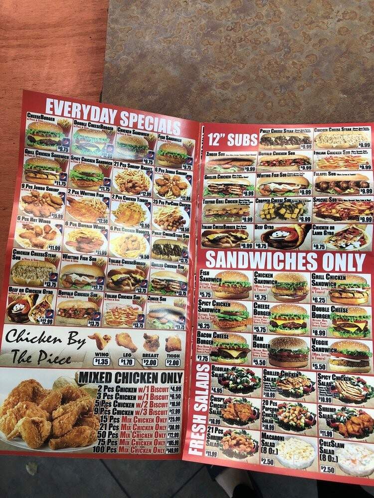 NY Chicken and Grill - East Hartford, CT menu_pic