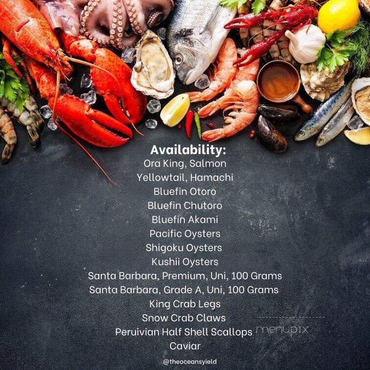 The Ocean's Yield - Fountain Valley, CA menu_pic