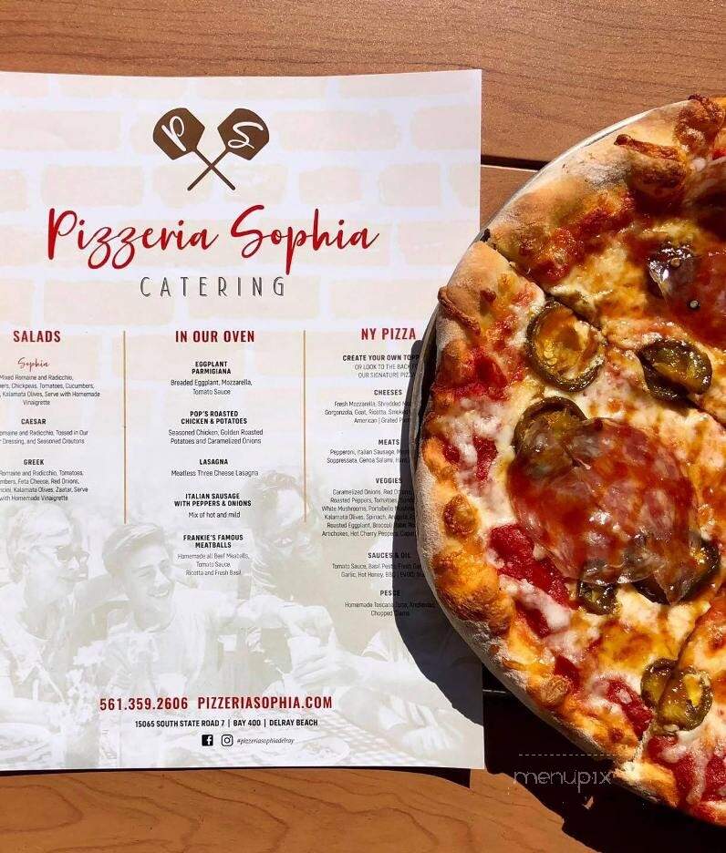 Pizzeria Sophia - Delray Beach, FL menu_pic