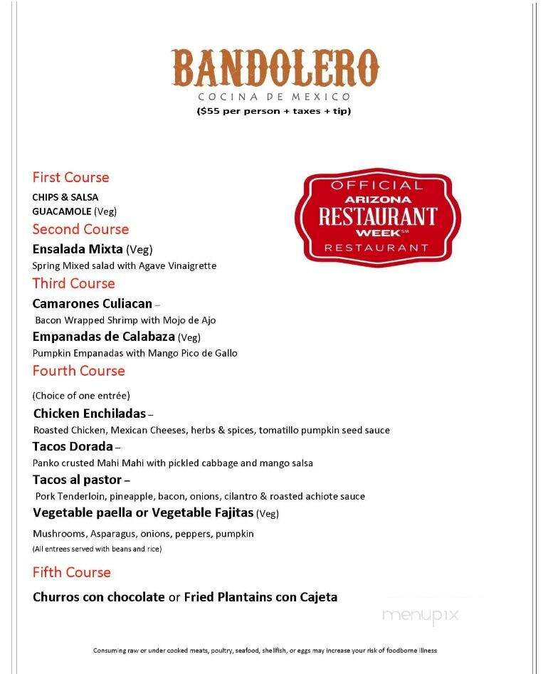 Bandolero Cocina de Mexico - Scottsdale, AZ