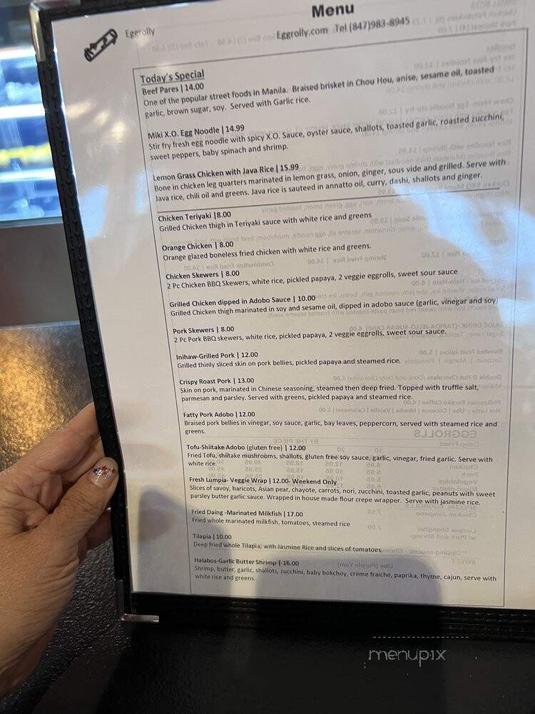 Eggrolly and Sweets Cafe - Niles, IL menu_pic