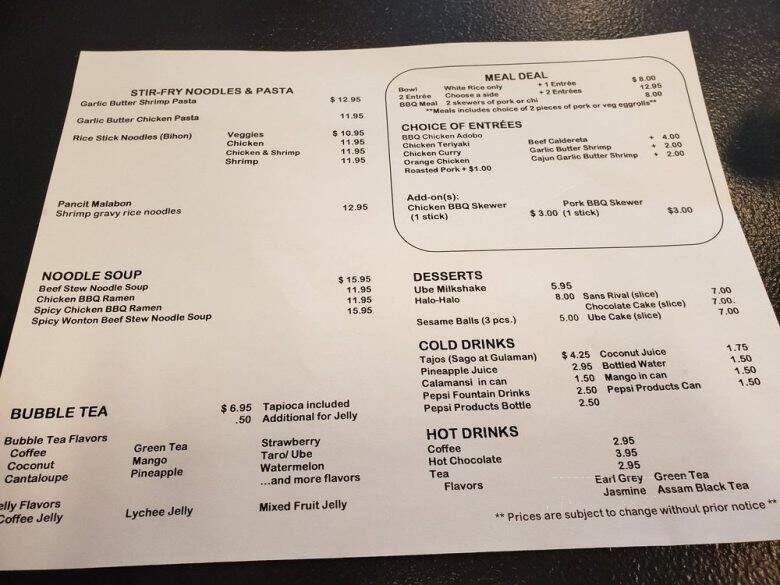 Eggrolly and Sweets Cafe - Niles, IL menu_pic