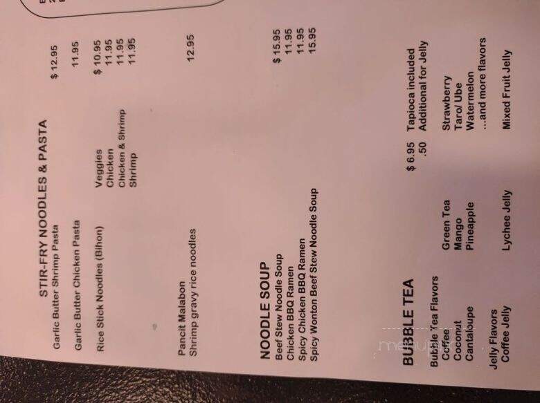 Eggrolly and Sweets Cafe - Niles, IL menu_pic