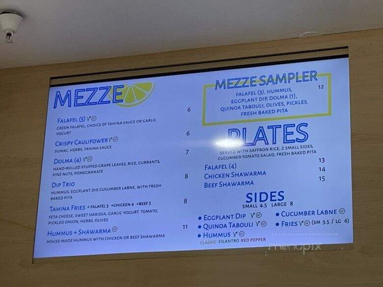 Tahina - Alameda, CA menu_pic