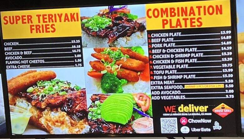 Teriyaki House Grill - La Mirada, CA menu_pic