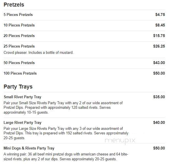 Philly Pretzel Factory - York, PA menu_pic