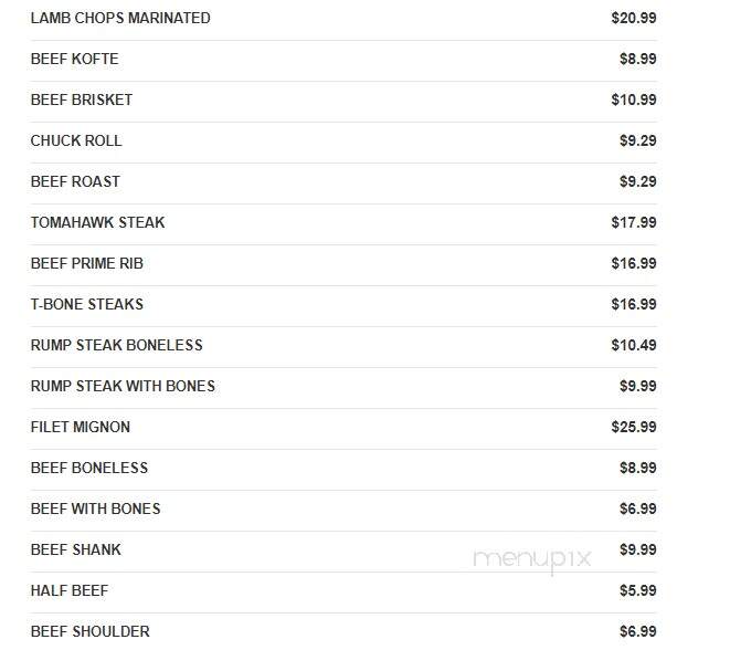 Turkuaz Market - Manassas, VA menu_pic