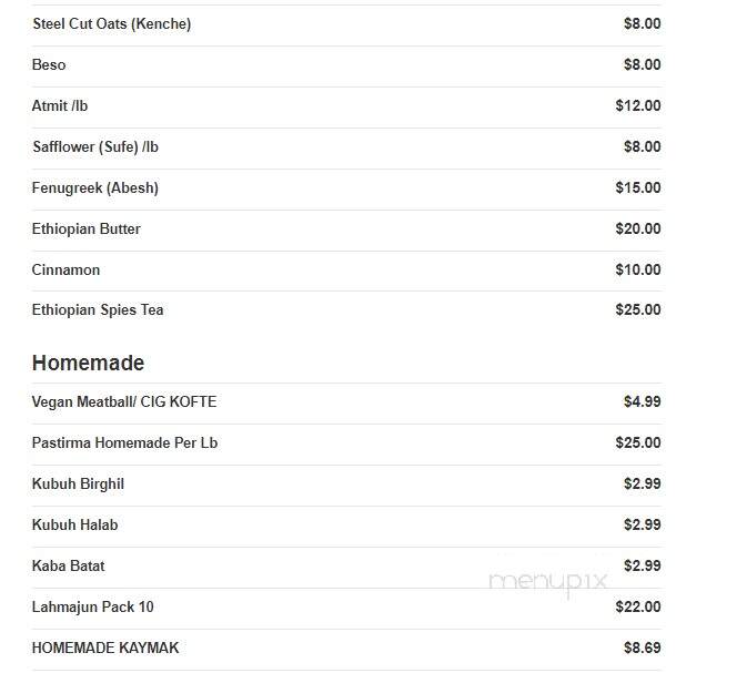 Turkuaz Market - Manassas, VA menu_pic