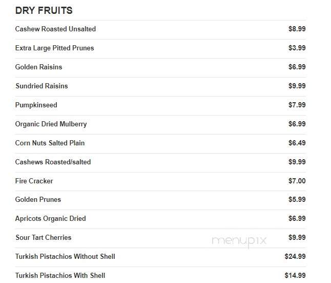 Turkuaz Market - Manassas, VA menu_pic