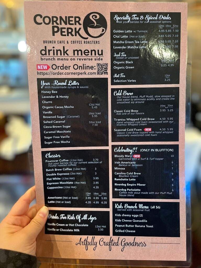 Corner Perk - Port Royal, SC menu_pic