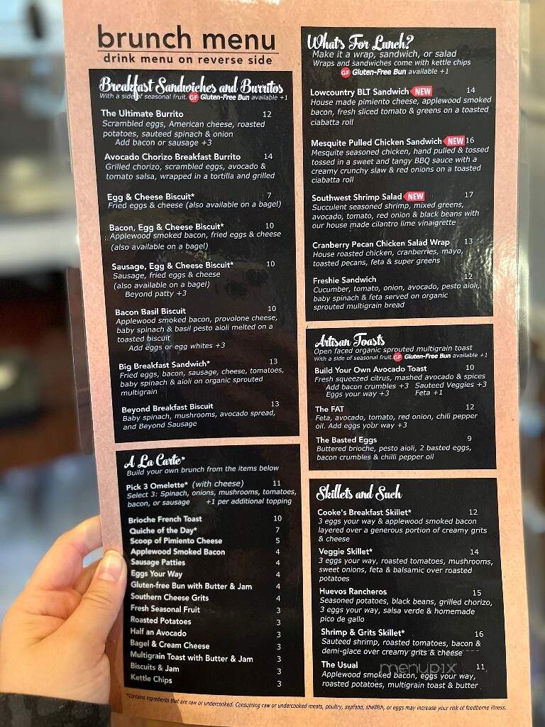 Corner Perk - Port Royal, SC menu_pic
