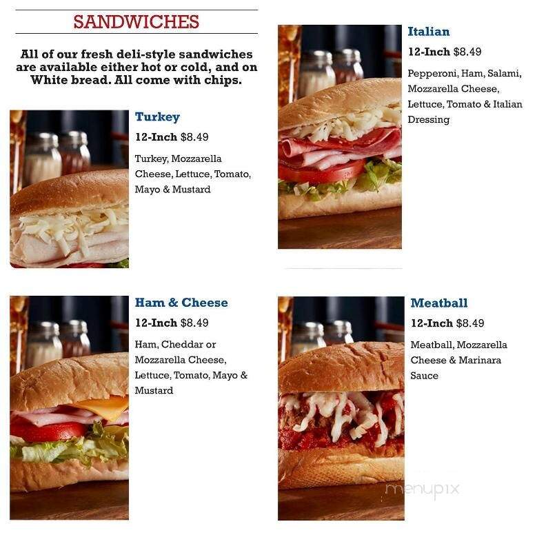 Barro's Pizza - McKinney, TX menu_pic