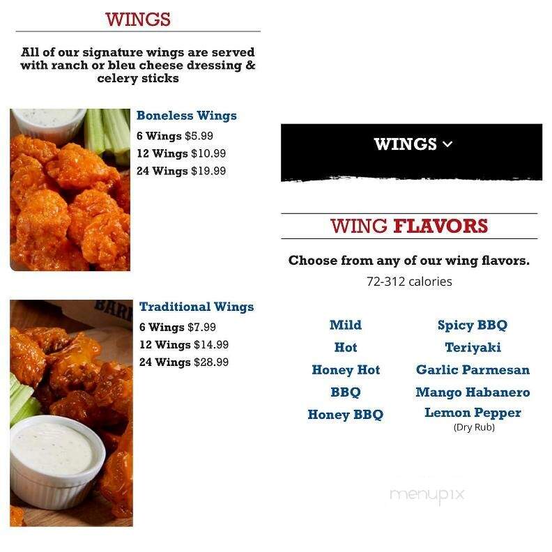 Barro's Pizza - McKinney, TX menu_pic