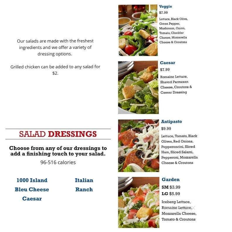 Barro's Pizza - McKinney, TX menu_pic