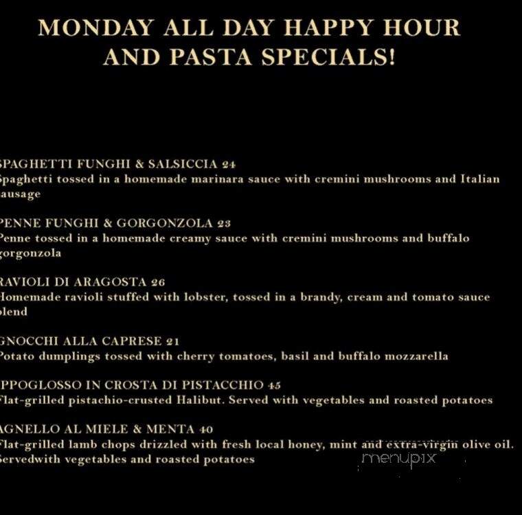 Voghera Ristorante & Apericena - Denver, CO menu_pic