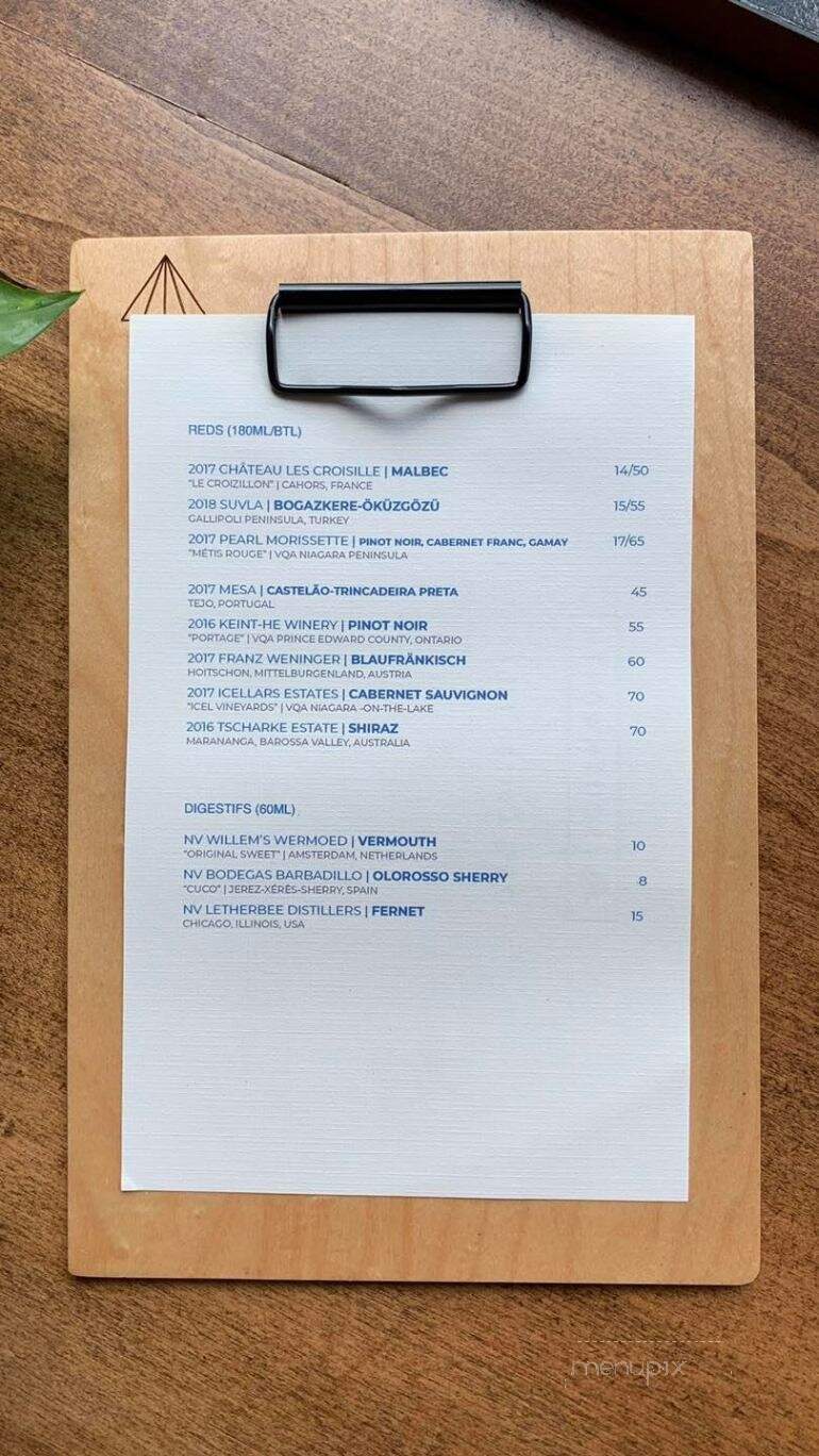 Dispatch - St. Catharines, ON menu_pic