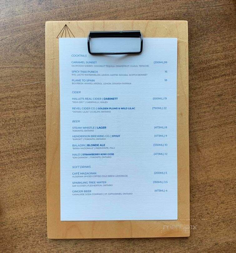 Dispatch - St. Catharines, ON menu_pic