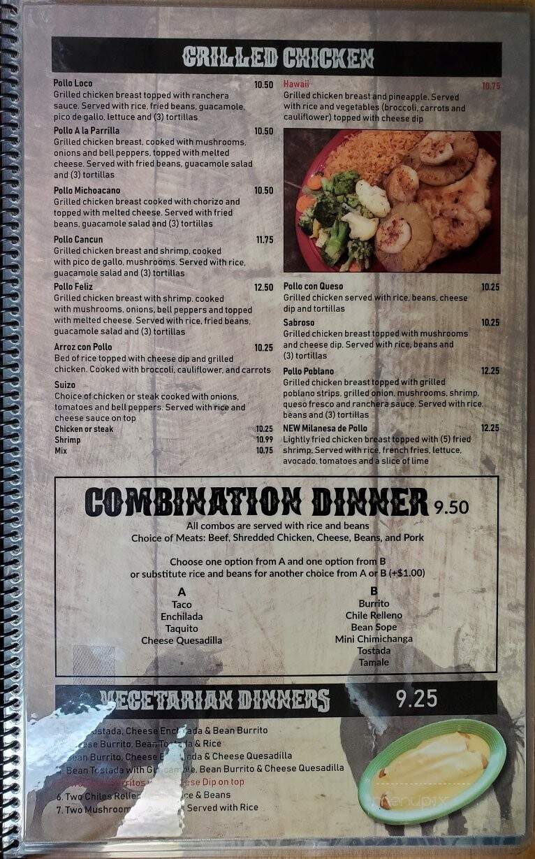 El Toro - Trenton, MO menu_pic