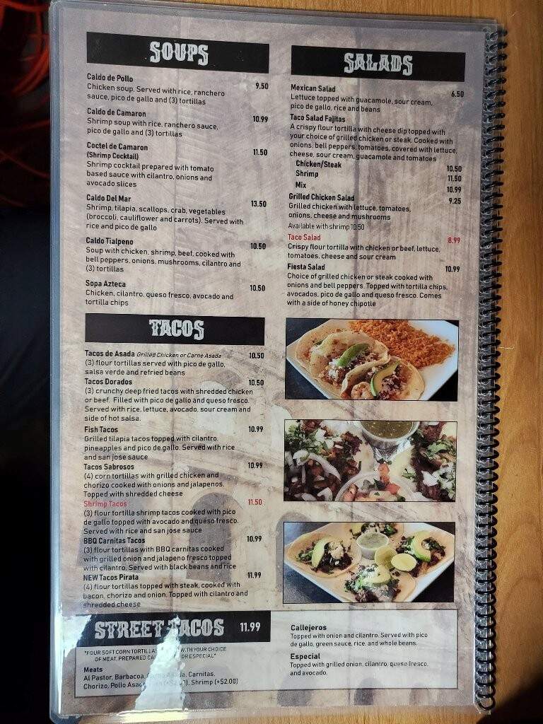 El Toro - Trenton, MO menu_pic