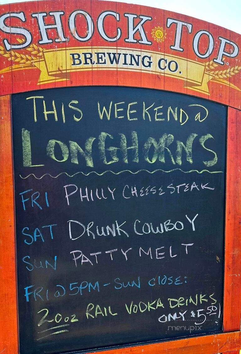 Longhorns Burger House - Lester Prairie, MN menu_pic