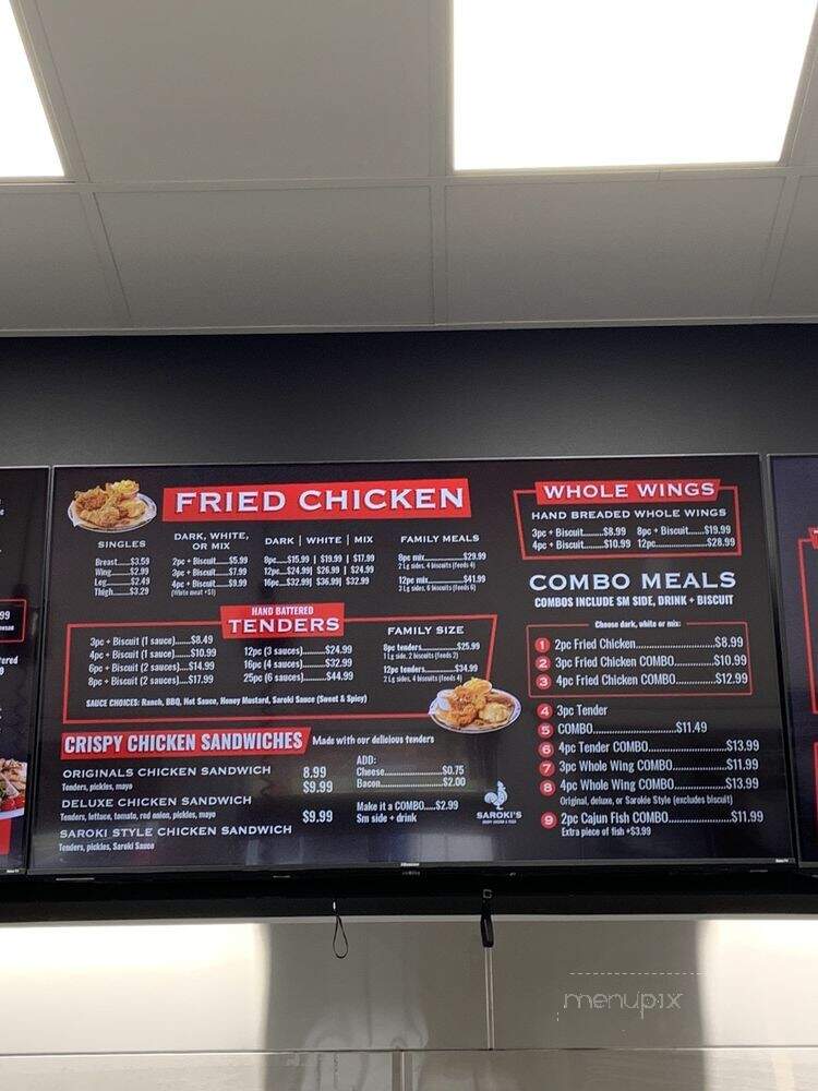 Saroki's Crispy Chicken and Pizza - Waterford Township, MI menu_pic
