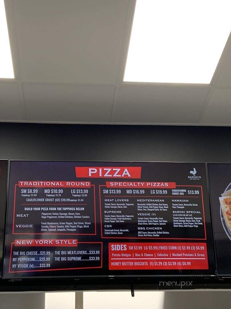 Saroki's Crispy Chicken and Pizza - Waterford Township, MI menu_pic