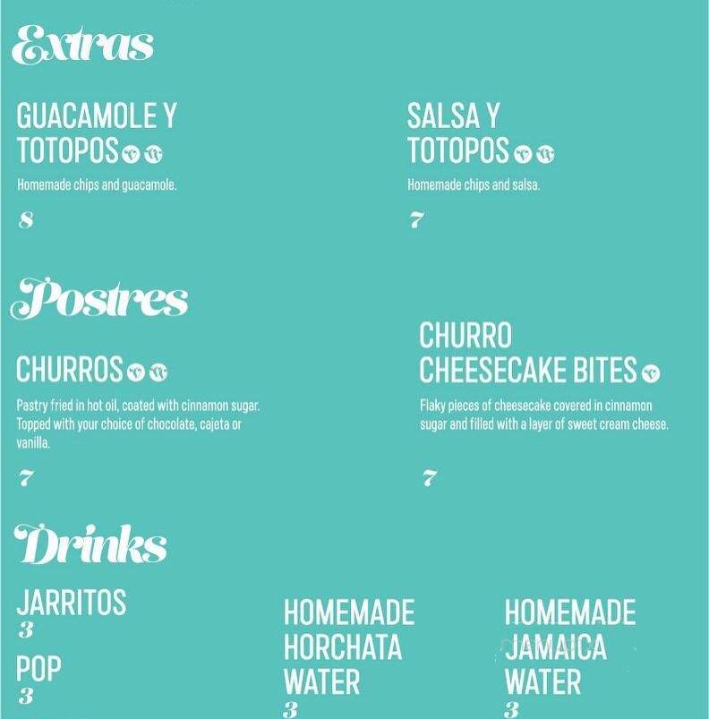 El Mero Mero Taqueria - Edmonton, AB menu_pic