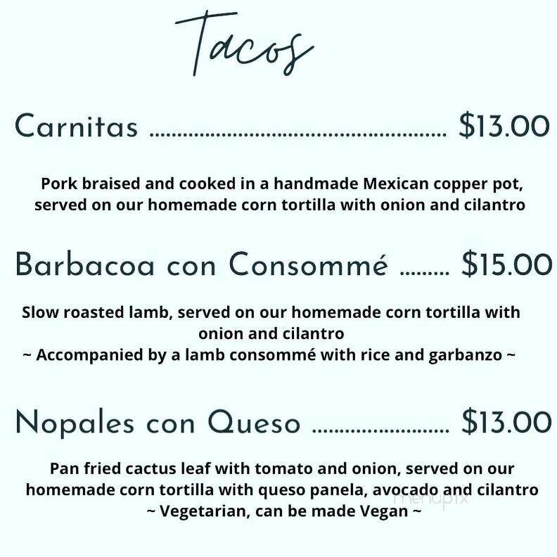 El Mero Mero Taqueria - Edmonton, AB menu_pic