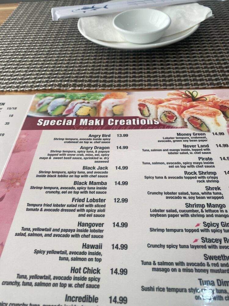Osaka Japanese Restaurant - West Berlin, NJ menu_pic