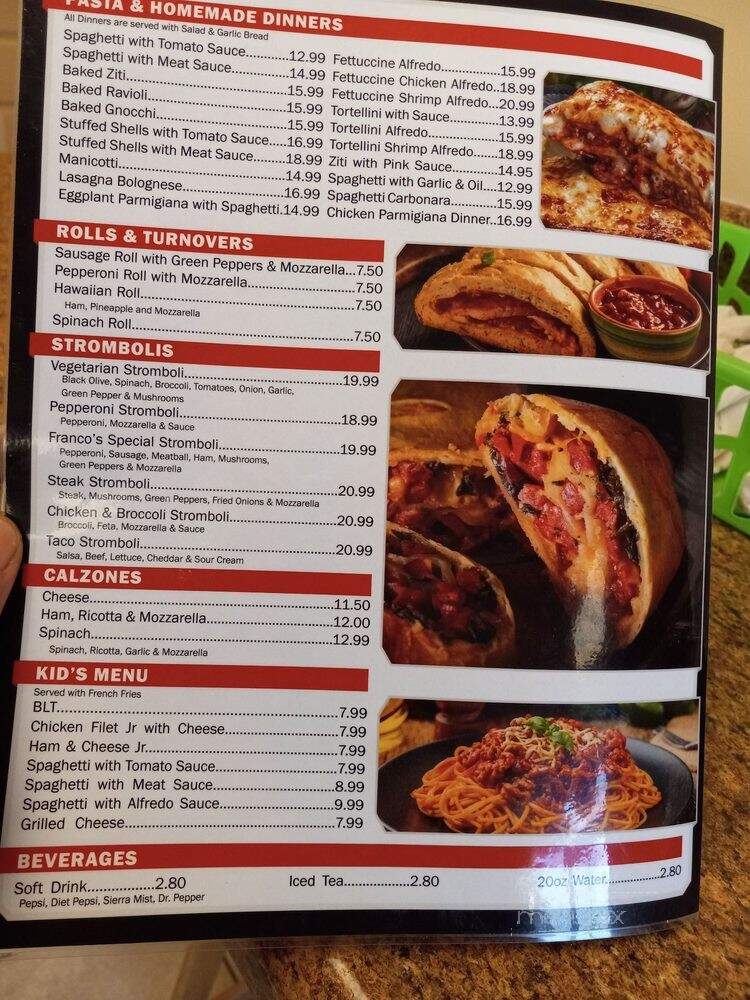 Francos Pizza - Hayes, VA menu_pic