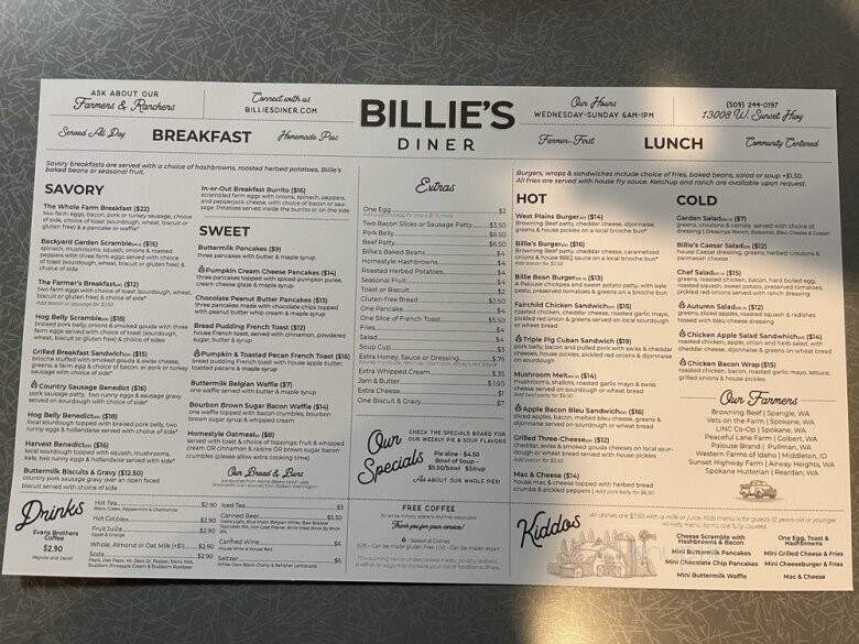 Billie's Diner - Airway Heights, WA