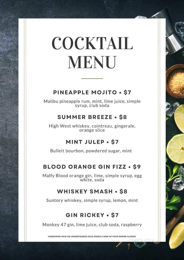 Arlington Public House - Rochester, IN menu_pic