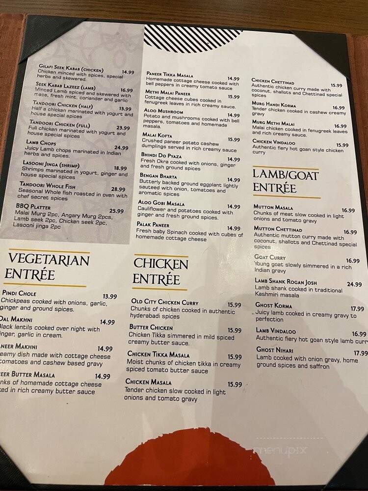 Biryani N BarBQ - Scarborough, ON menu_pic