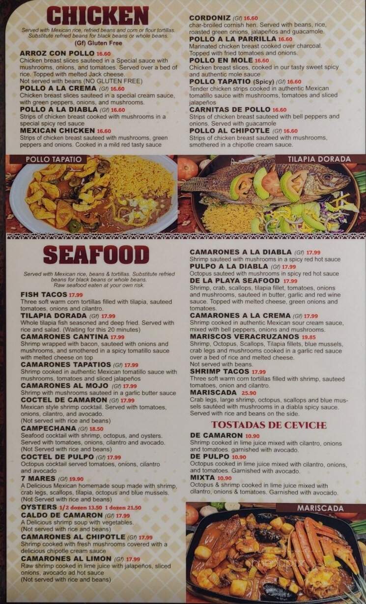 El Mezcal - Dell Rapids, SD menu_pic