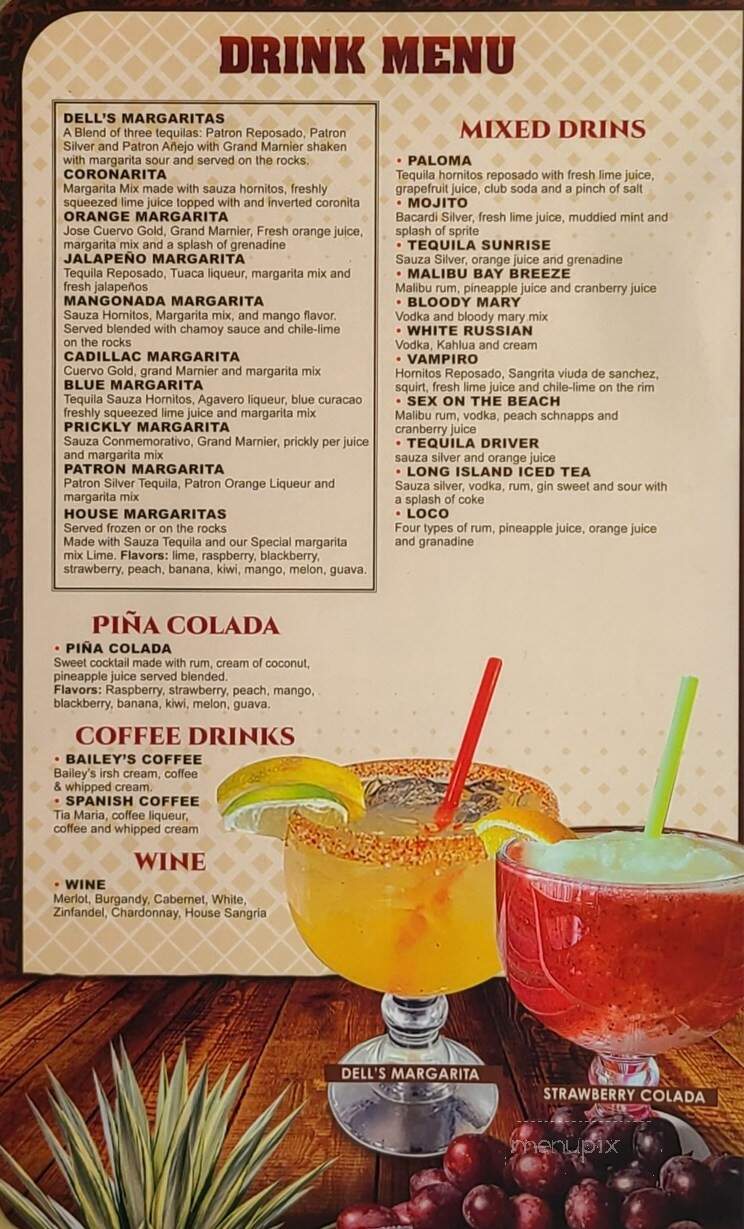 El Mezcal - Dell Rapids, SD menu_pic